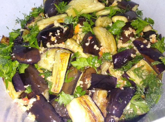 Eggplant with basil for the winter: the best delicious pickling recipes