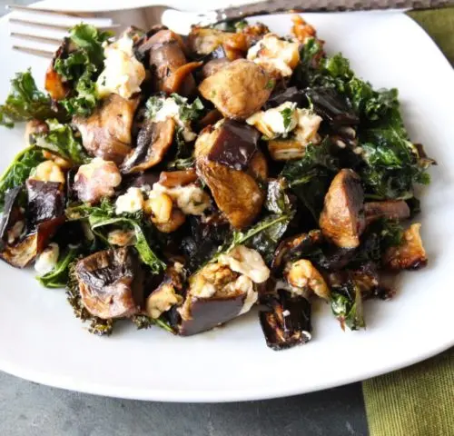 Eggplant with champignons: a recipe for the winter with a photo