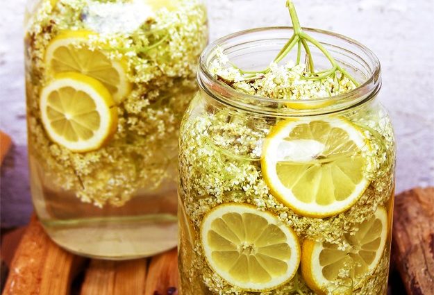 Elderberry flower syrup