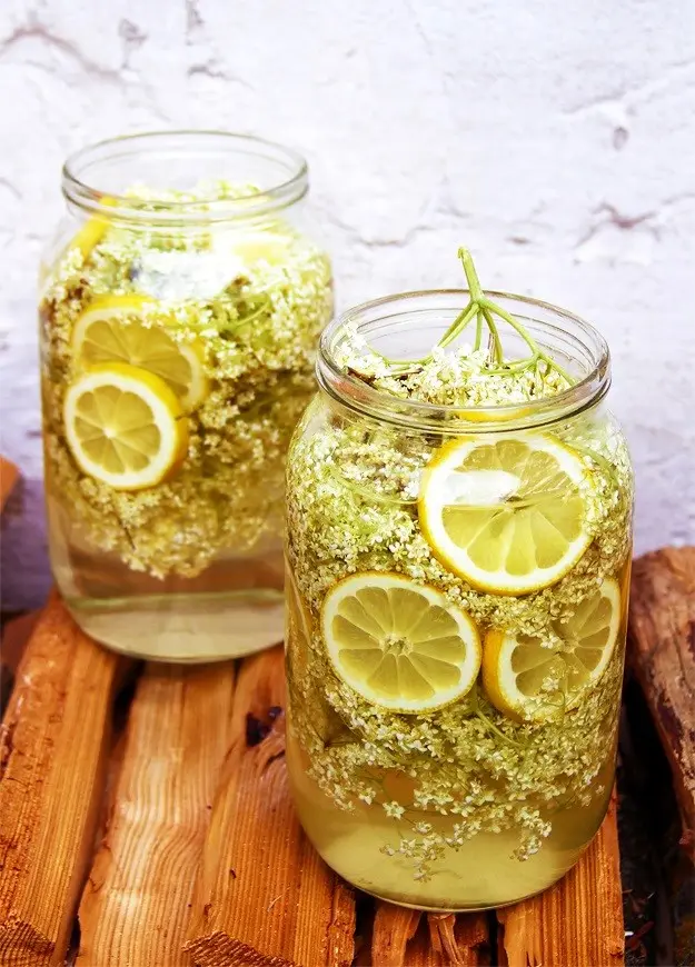 Elderberry flower syrup