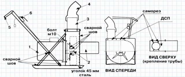 Electric snow shovel