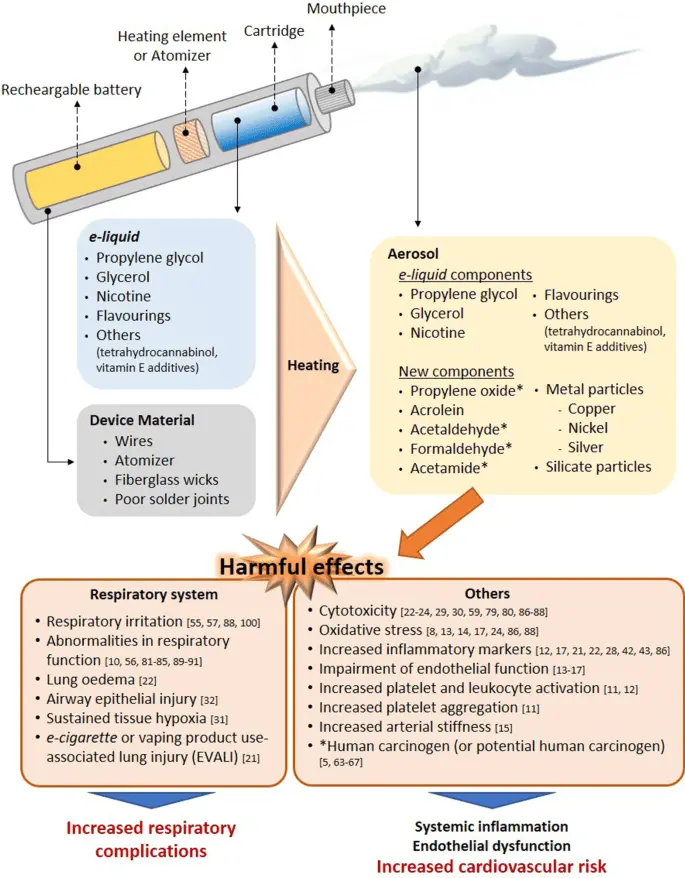 Electronic cigarettes- harmfulness, addiction, research. What do e-cigarettes contain?