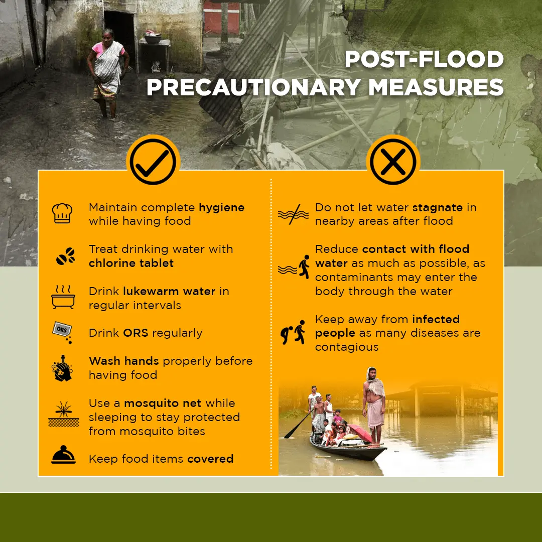 Epidemics follow floods. What diseases do they bring?