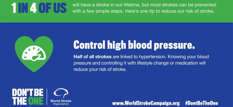 Every six minutes someone in Poland has a stroke. This way you will reduce the risk