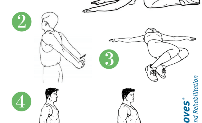 Exercises for a child with scoliosis