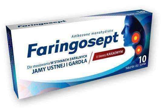 Faringosept for infections of the mouth and throat. Composition and dosage of the drug