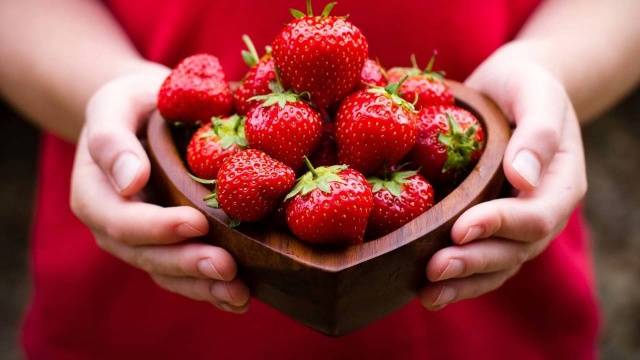 Feeding of strawberries