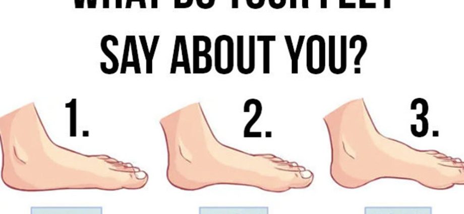 Feet &#8211; what do they say about you? Check!