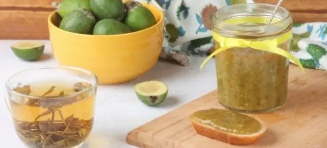 Feijoa jam without cooking