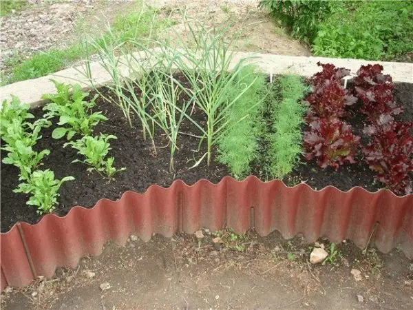 Fencing a flower bed with your own hands from improvised materials: fences