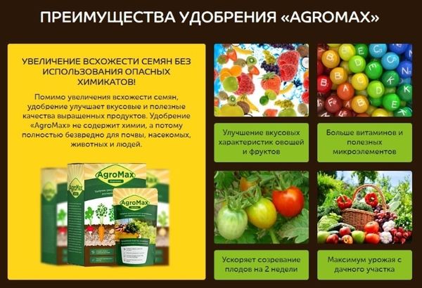 Fertilizer AgroMax: instructions for use, composition, effectiveness, reviews