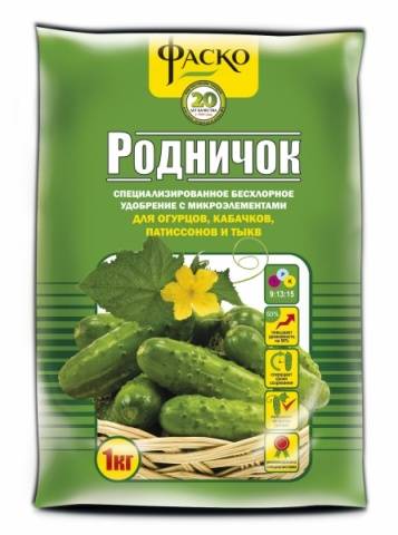 Fertilizer for cucumbers Rodnichok: instructions