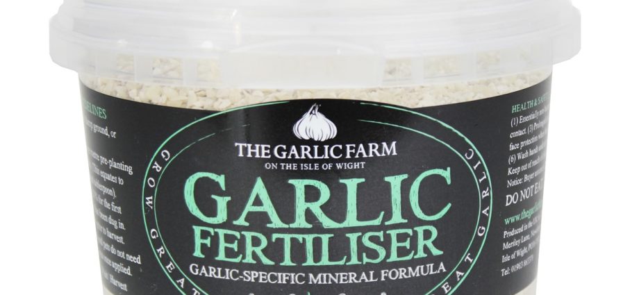 fertilizer for garlic