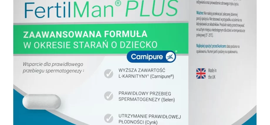 FertilMan &#8211; dosage, composition, price. Dietary supplement supporting fertility in men