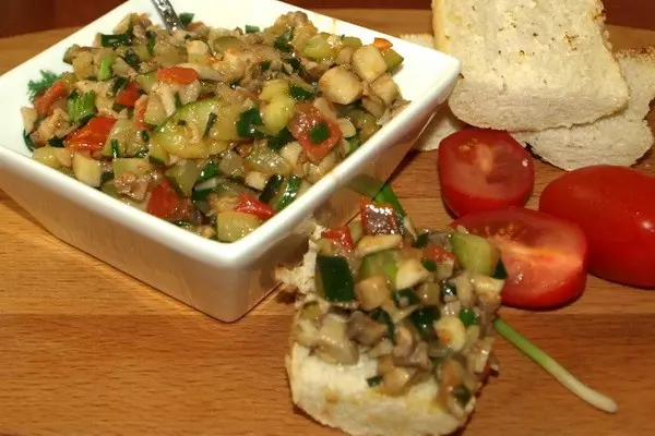 Festive salads with mushrooms for the New Year