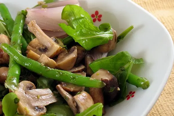 Festive salads with mushrooms for the New Year