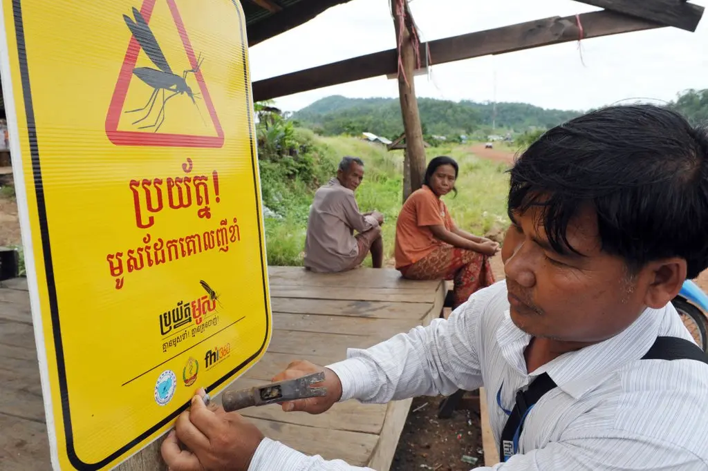 Fighting malaria in Cambodia