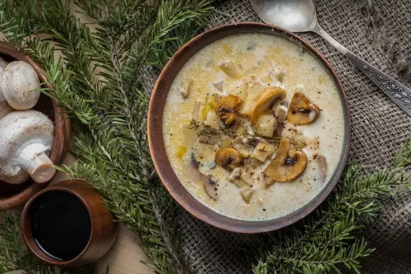 First courses with mushrooms: cooking recipes with photos