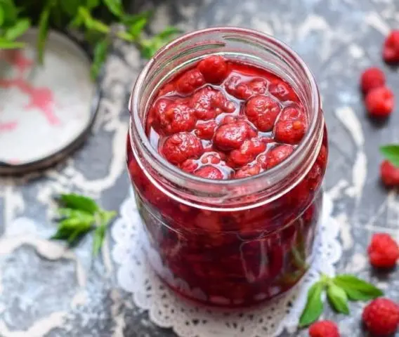 Five-minute raspberry jam: step-by-step instructions for the winter