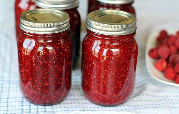 Five-minute raspberry jam: step-by-step instructions for the winter