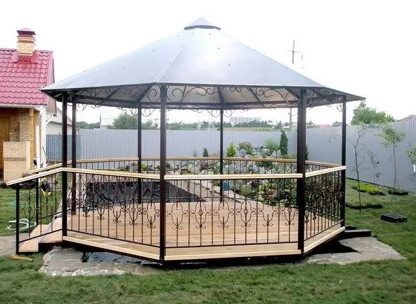 Forged gazebo with your own hands: how to independently build a metal pavilion with a barbecue in the country