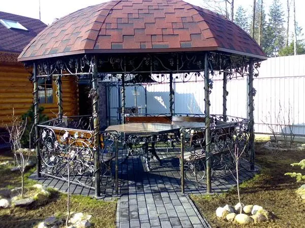 Forged gazebo with your own hands: how to independently build a metal pavilion with a barbecue in the country