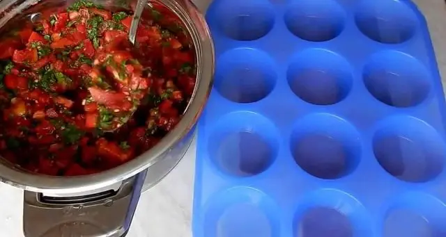 Freezing tomatoes for the winter at home