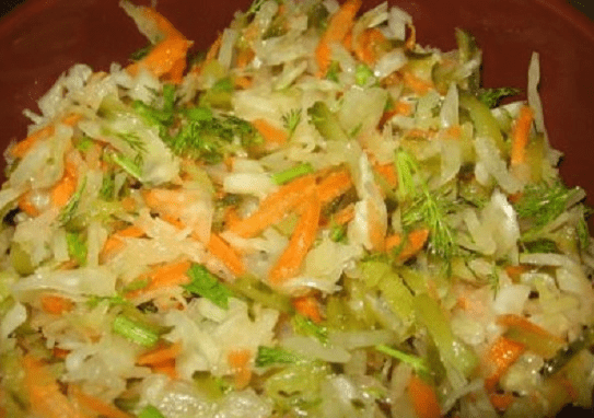 Fresh pickled cabbage: recipe