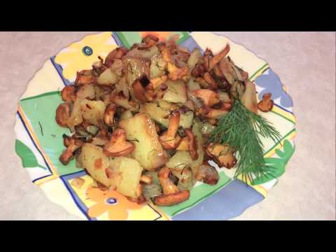 Fried chanterelles with potatoes: how to cook, recipes