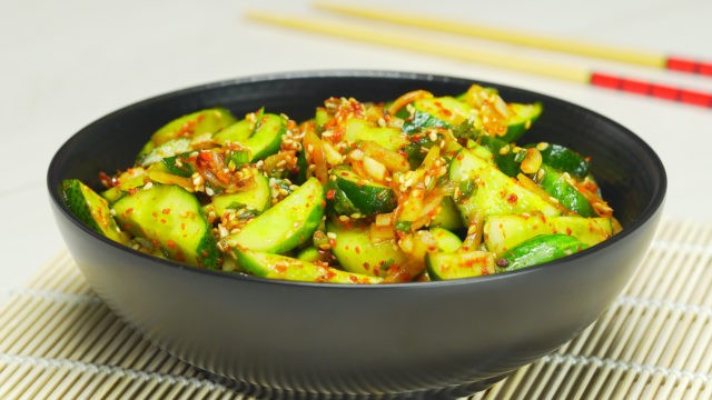 Fried cucumbers in Korean: 6 recipes