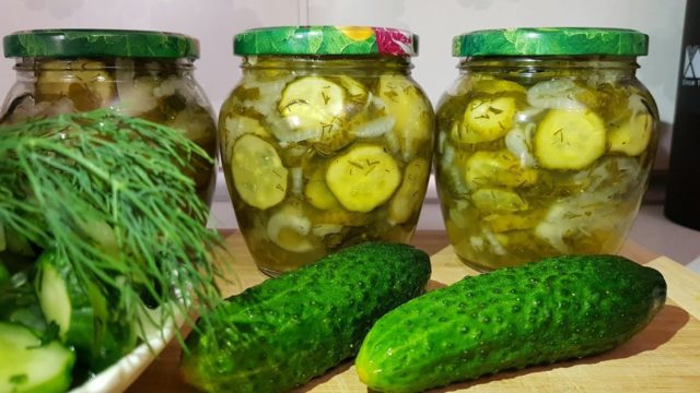 Fried cucumbers: recipes for the winter with onions, garlic