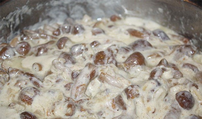 Fried mushrooms for the winter