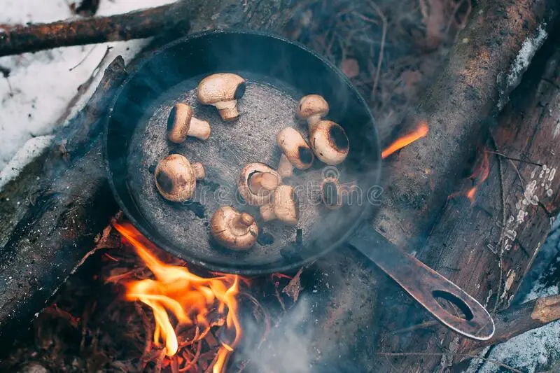 Fried mushrooms for the winter
