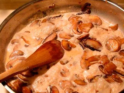 Fried mushrooms in sour cream: mushroom recipes