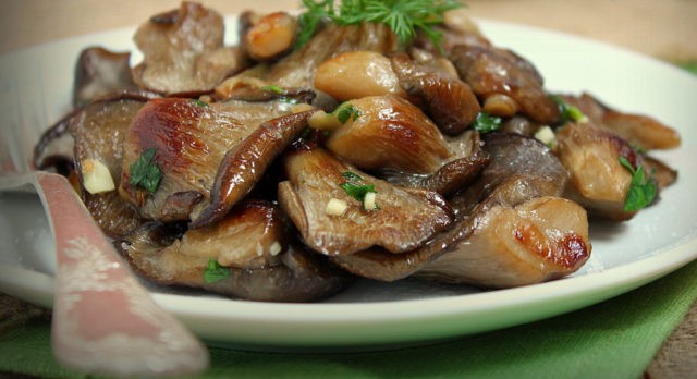 Fried oyster mushrooms for the winter: cooking recipes