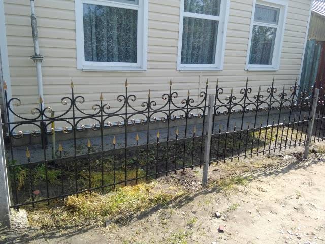 Front garden fence