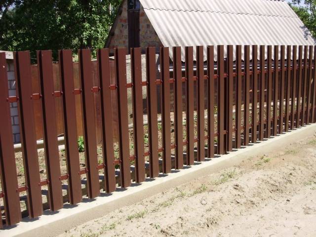 Front garden fence