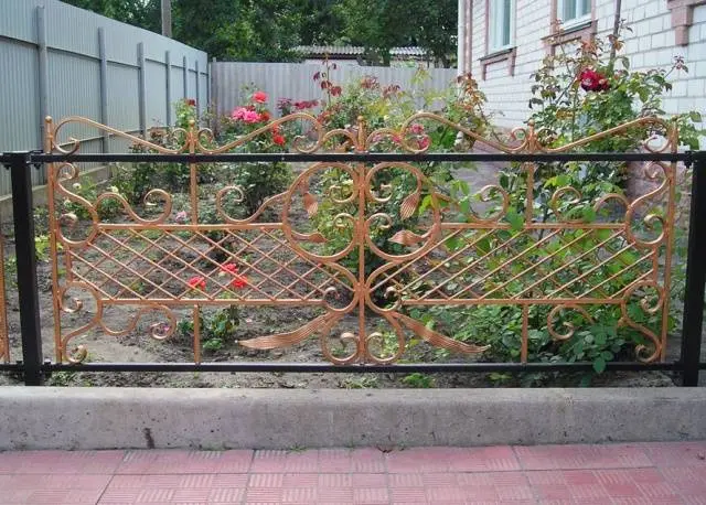 Front garden fence