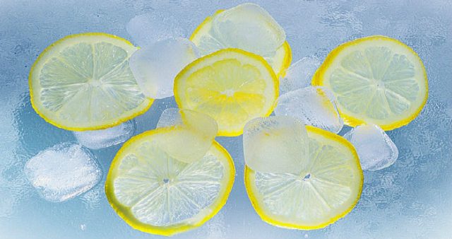 Frozen lemon: benefits and harms