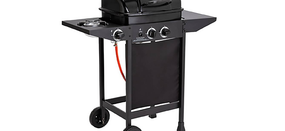 Gas barbecue grill for summer cottage