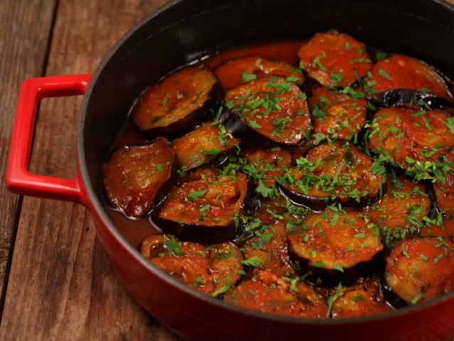 Georgian eggplant for the winter: spicy, without sterilization, in circles, fried, baked