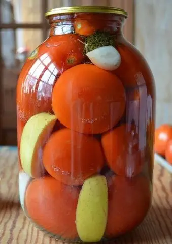 German style tomatoes with apples