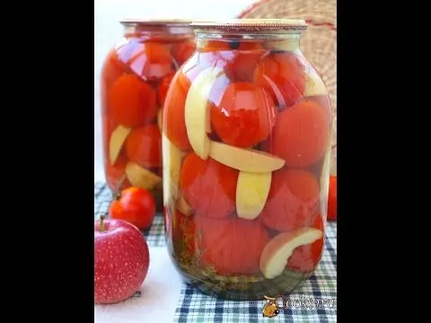 German style tomatoes with apples