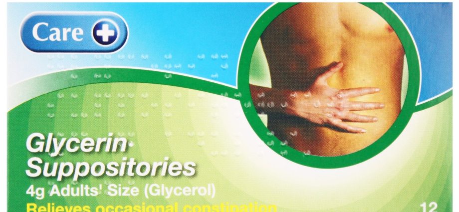 Glycerin suppository &#8211; for whom?