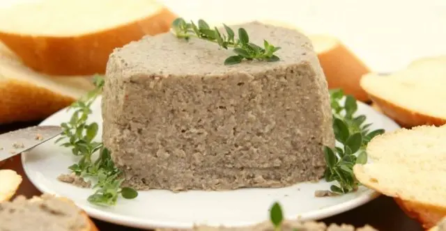 Goose liver pate: what is it called, benefits and harms, calories, reviews