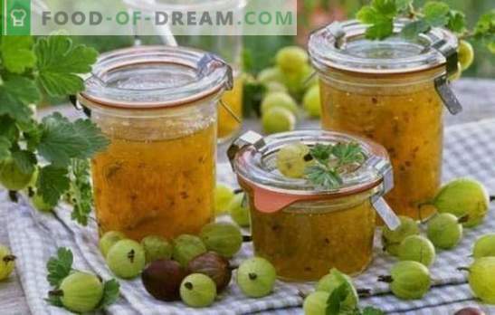 Gooseberry confiture: the best recipes for winter preparations