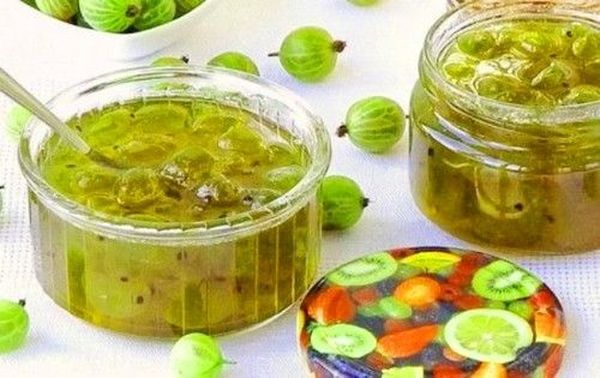 Gooseberry jam: royal delicacy with orange and royal recipes with lemon, nuts for the winter