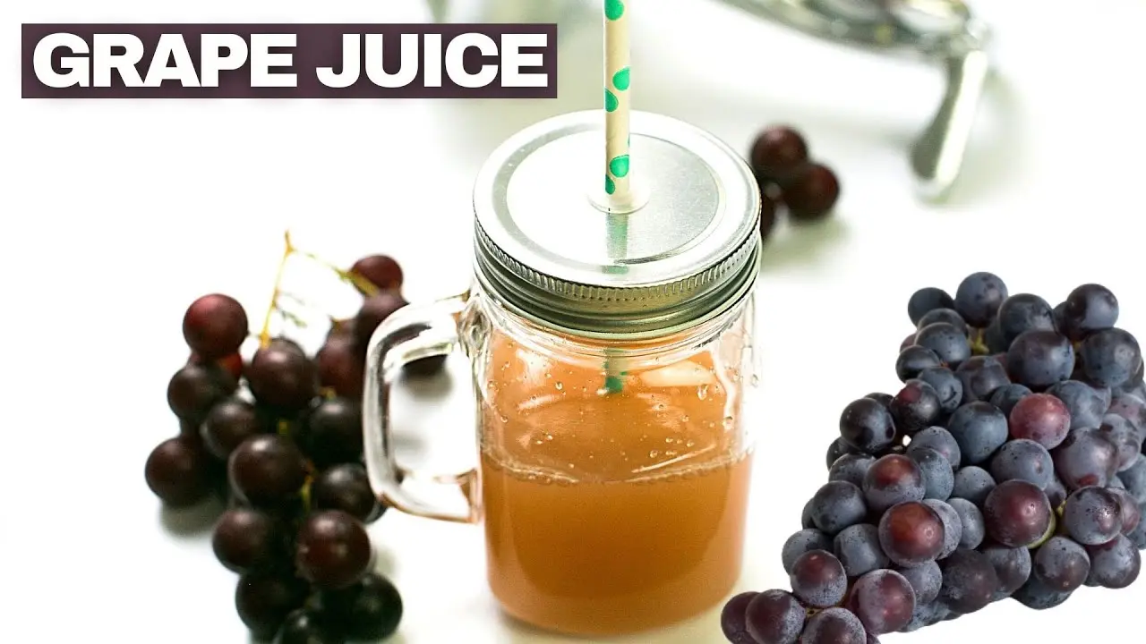 Grape juice for the winter at home through a juicer, juicer or manual extraction