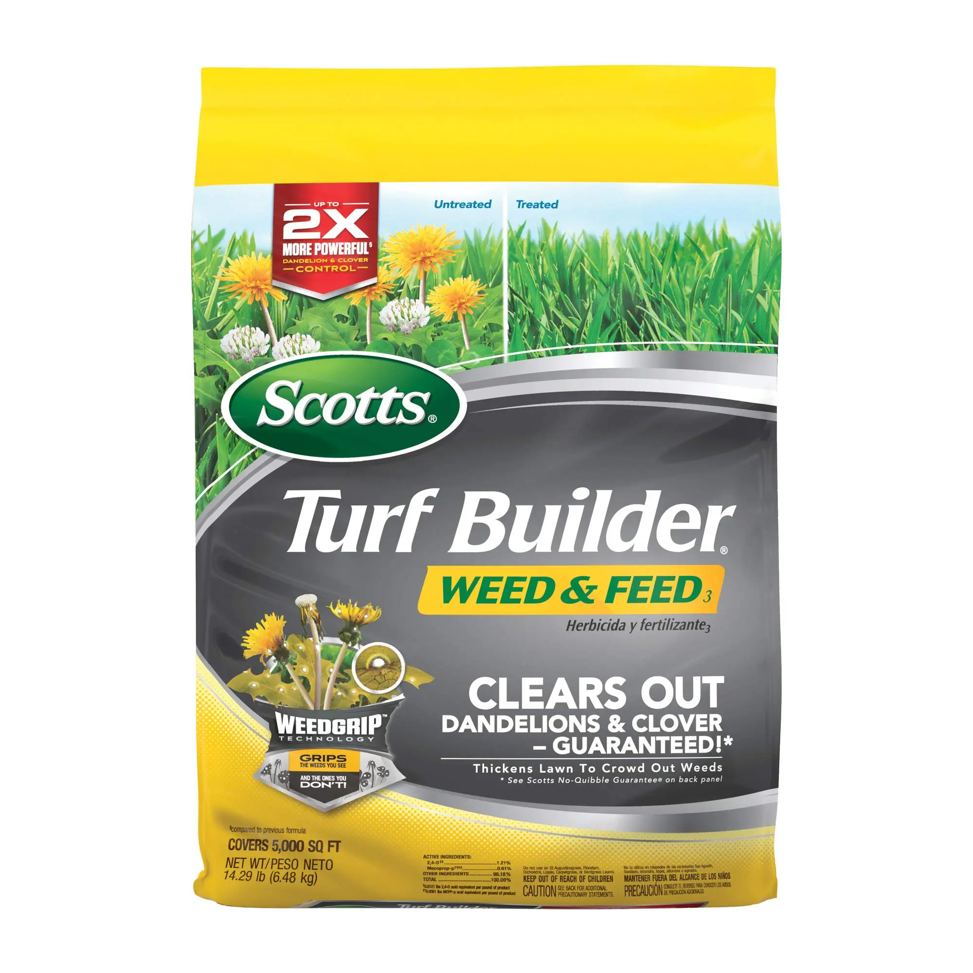 Grass and weed fertilizer