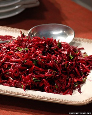 Grated pickled beets for the winter